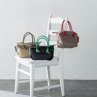 【ＷＥＢ限定】【ＶＩＯＬＡｄ’ＯＲＯ】ノットハンドルナイロントートＸＳ　ＢＩＡＮＣＡ　／　Ｖ－２１９７
