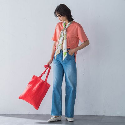 【ＷＥＢ限定】【ＤＥＬＩＹ】ＬＩＮＥＮ　ＲＡＭＩＥ　ＬＥＮＯ　ＷＥＡＶＥ　ＳＨＯＵＬＤＥＲ　ＢＡＧ