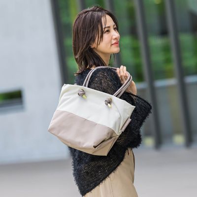 WEB限定】【VIOLAd'ORO】ノットハンドルナイロントート M