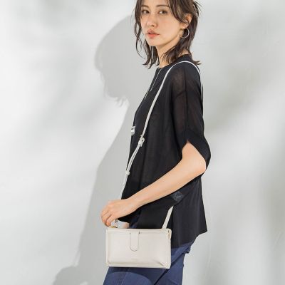 WEB限定】【VIOLAd'ORO】リザード型押しレザー 横型