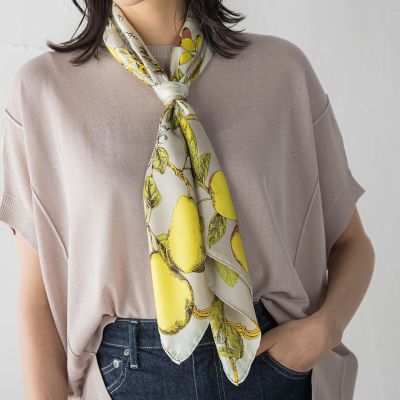 WEB限定】【manipuri】＜シルクスカーフ88＞アンティーク