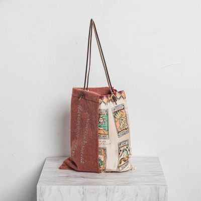 ＜LAUTREAMONT (Women)＞【ＷＥＢ限定】【ｍａｎｉｐｕｒｉ】タロット刺繍トート　Ｌ