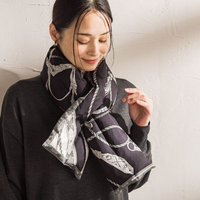 ＜LAUTREAMONT (Women)＞【ｍａｎｉｐｕｒｉ】シルクダウンストール