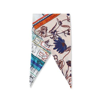 ＊シルク100% ユナイテッドアローズ　manipuri スカーフ　日本製 manipuri＞SILK 65×65 スカーフ 26SS