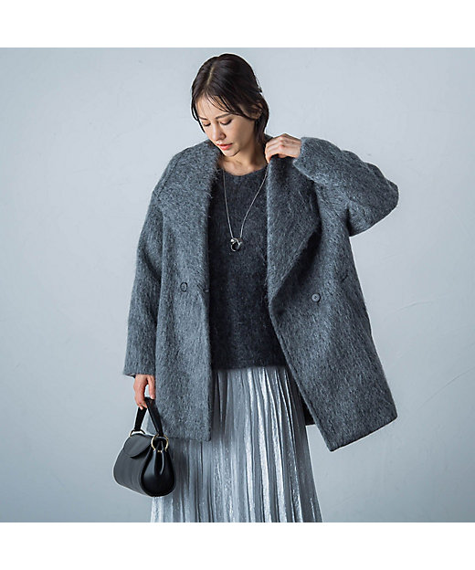 カタログ掲載】モヘヤロングシャギーコート | LAUTREAMONT カタログ掲載】モヘヤロングシャギーコート | LAUTREAMONT