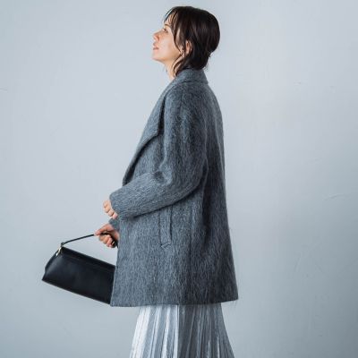 ロートレアモン LAUTREAMONT モヘアロングシャギーコート