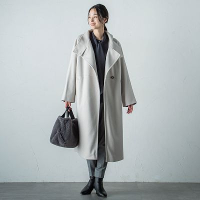 ＜LAUTREAMONT (Women)＞【ＷＥＢ＆一部店舗限定】ライトジャージーメルトンスタンドコート