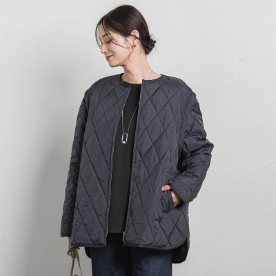 LAUTREAMONT (Women)/ロートレアモン 撥水キルティングコート&#8810;袖取り外し可能&#8811; 04ブラック コート・ジャケット【三越伊勢丹/公式】