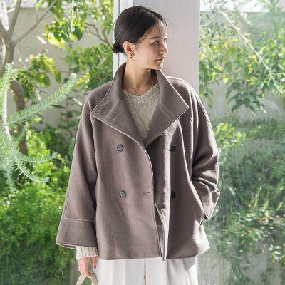 プレミアムウールカシミヤショートコート | LAUTREAMONT (Women