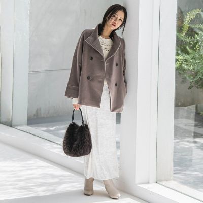 プレミアムウールカシミヤショートコート | LAUTREAMONT (Women