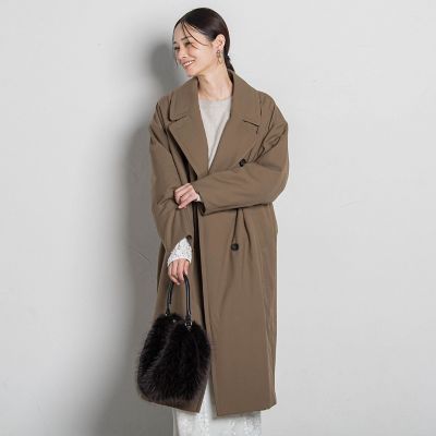 LAUTREAMONT (Women)/ロートレアモン エディター東原妙子 × LAUTREAMONT /中綿オーバーコート 10ブラウン コート・ジャケット【三越伊勢丹/公式】