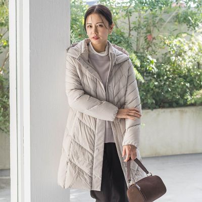 LAUTREAMONT (Women)/ロートレアモン ストレッチダウンロングコート 13ライトグレー コート・ジャケット【三越伊勢丹/公式】