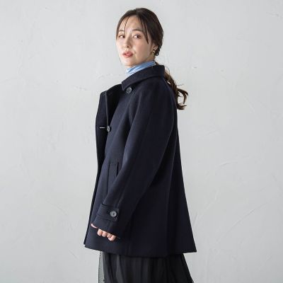 カシミヤ混ライトリバーショートコート | LAUTREAMONT (Women)/ロート