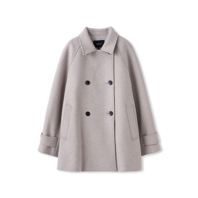 カシミヤ混ライトリバーショートコート | LAUTREAMONT (Women)/ロート