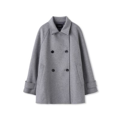 カシミヤ混ライトリバーショートコート | LAUTREAMONT (Women)/ロート