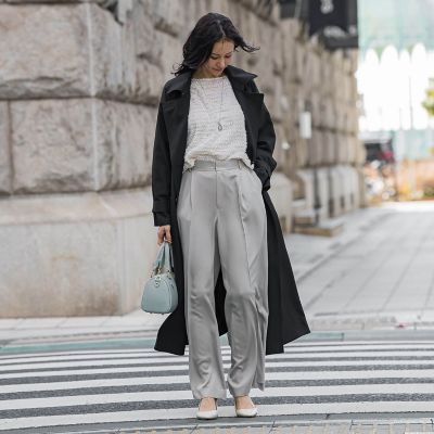 ラク軽トレンチ】ラグランスリーブスプリングコート≪手洗い