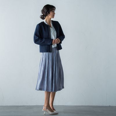 ファンシーツイードノーカラージャケット | LAUTREAMONT (Women