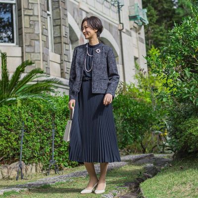 ストレッチツィードジャケット