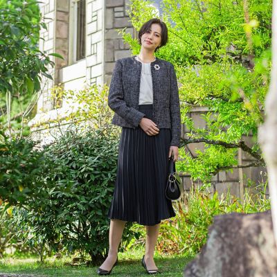 ストレッチツィードジャケット