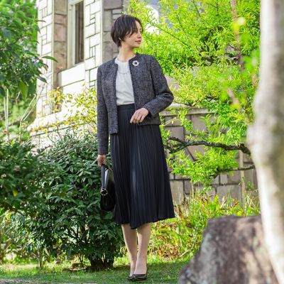 ストレッチツィードジャケット
