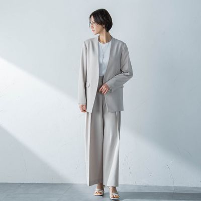 ＲＥＮＵノーカラージャケット≪洗える／Ｌサイズあり≫