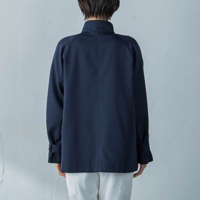 防シワハーフトレンチコート≪洗える≫≪撥水≫