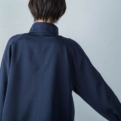 防シワハーフトレンチコート≪洗える≫≪撥水≫