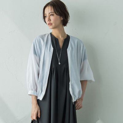 撥水シアーブルゾン≪手洗い可能≫