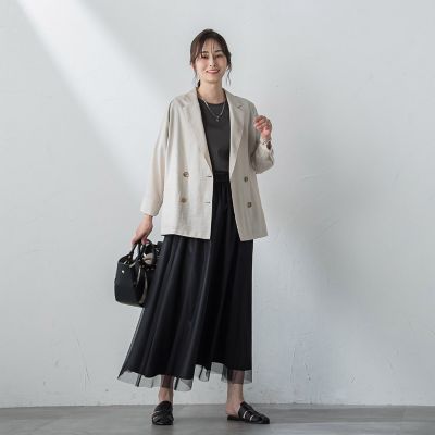 シアーシャツジャケット≪手洗い可能≫