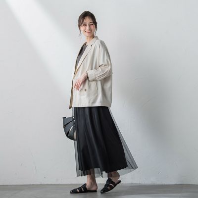 シアーシャツジャケット≪手洗い可能≫