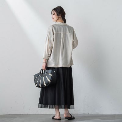 シアーシャツジャケット≪手洗い可能≫