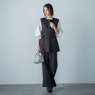 ロートレアモン　ワンピース&ジャケット トリクシオンノーカラージャケット≪手洗い可能≫ | LAUTREAMONT
