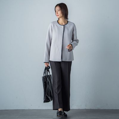 ＜LAUTREAMONT (Women)＞トリプルクロスストレッチジャケット≪洗濯機で洗える≫