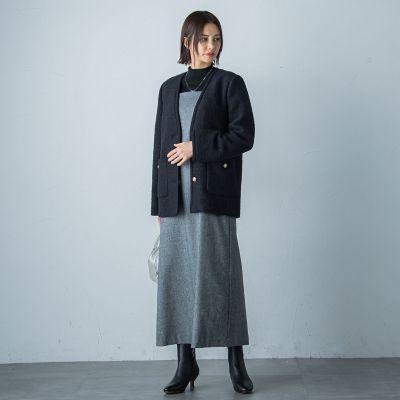 メタルボタンスライバージャケット