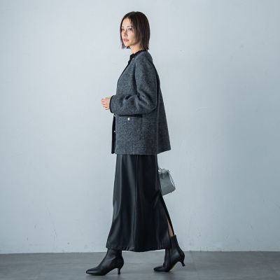 メタルボタンスライバージャケット