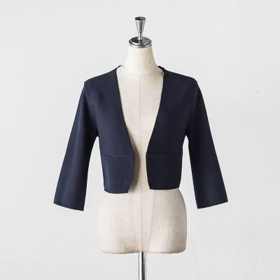 総針7分袖ニットジャケット | LAUTREAMONT (Women)/ロートレアモン