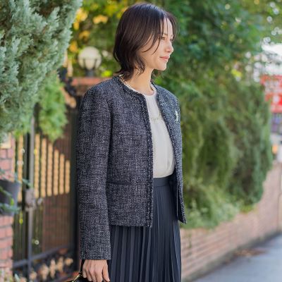 ストレッチツィードジャケット | LAUTREAMONT (Women)/ロートレアモン