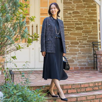 ストレッチツィードジャケット | LAUTREAMONT (Women)/ロートレアモン