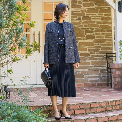 ストレッチツィードジャケット | LAUTREAMONT (Women)/ロートレアモン