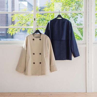防シワノーカラージャケット≪洗濯機で洗える≫ | LAUTREAMONT (Women