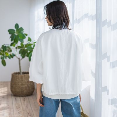 美品★ESSEN. LAUTREAMONT オーガンジーブルゾン シアー エステルオーガンジーブルゾン | ESSEN. LAUTREAMONT（エッセン ロート