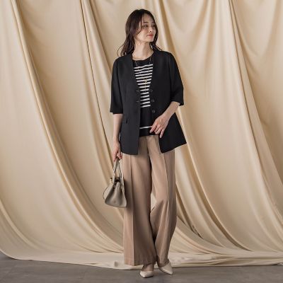 グロッシースラブ ハーフスリーブジャケット グロッシースラブ ハーフスリーブジャケット｜トゥモローランド