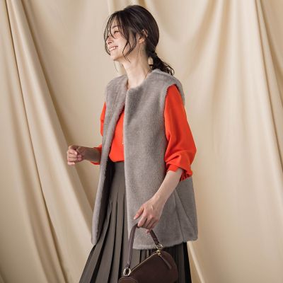 ECOPELフェイクファージャケット | LAUTREAMONT (Women)/ロート