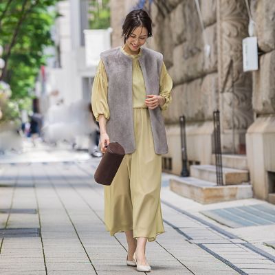 ECOPELフェイクファージャケット | LAUTREAMONT (Women)/ロート