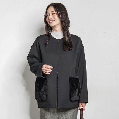 グレー系 レディースのノーカラージャケット | 三越伊勢丹