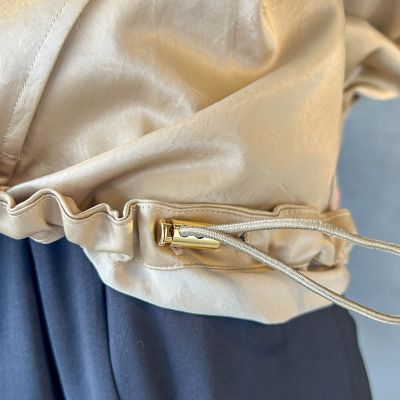 サテンジップブルゾン≪手洗い可能≫ | LAUTREAMONT (Women)/ロート