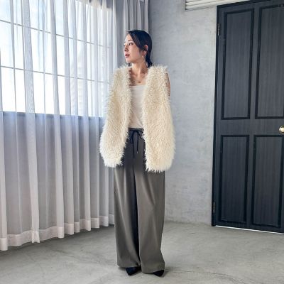 WEB限定】シャギーライトジレ | LAUTREAMONT (Women)/ロート