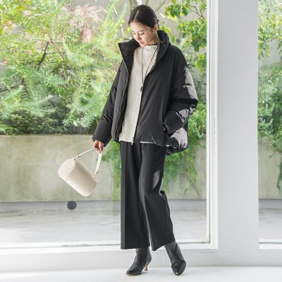 美品✦ฺロートレアモン/ウール スタンドカラー ロングコート　ウエストリボン green label relaxing（グリーンレーベルリラクシング）の「［size