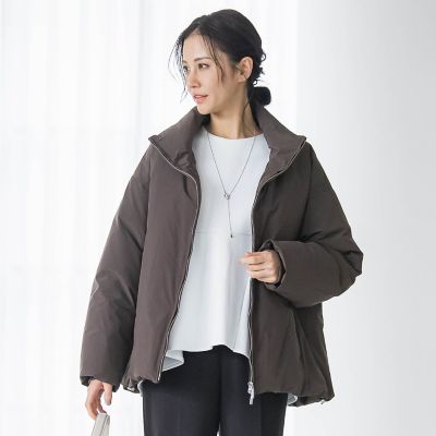 スタンドカラーダウンブルゾン≪WEB限定11号サイズ