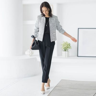 ストレッチツイードジャケット | LAUTREAMONT (Women)/ロートレアモン